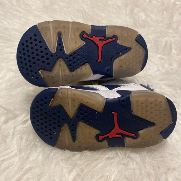 GUC✨ 2012 Infant Air Jordan 6 Retro TD 'Olympic' 2012 4c - Picture 5 of 8